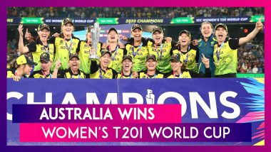 ICC Women’s T20 World Cup 2020 Final Stat Highlights: Australia Beat India To Win Fifth T20I Title