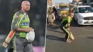 Ben Dunk 2.0? Lahore Qalandars&rsquo; Fan Hilariously Imitates the Australian Batsman (Watch Video)