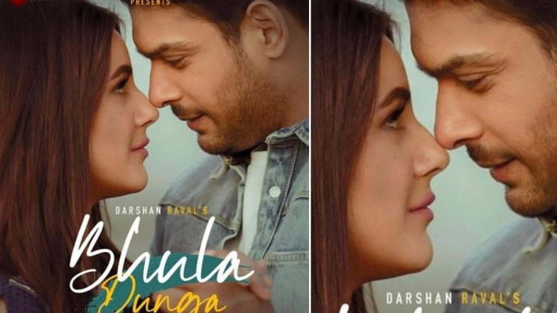 Bhula Dunga Poster OUT: Sidharth Shukla and Shehnaaz Gill Look Adorable In The Still From Their Video Song (View Pic)