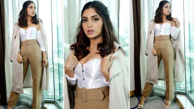 Bhumi Pednekar Had This Tres Chic Vibe Going On With a Corset Top and High Waist Pants! Here’s How – View Pics