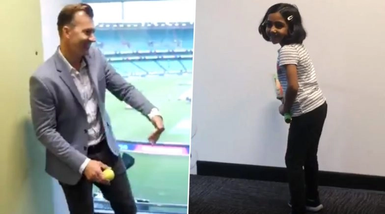  Brett Lee Compares Six-Year-Old Taanisha Sen to Sachin Tendulkar (Watch Video)