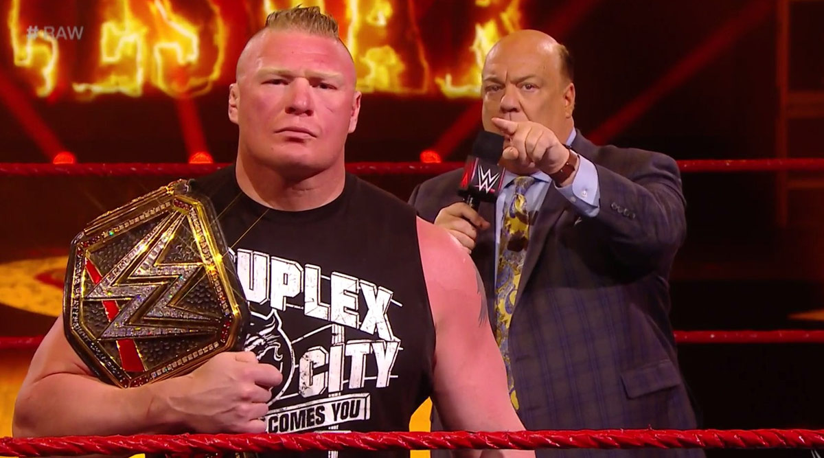 1200px x 667px - WWE Raw March 30, 2020 Results and Highlights: Paul Heyman Guarantees Brock  Lesnar Victory Over Drew McIntyre at WrestleMania 36 (View Pics) | ðŸ†  LatestLY