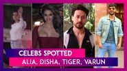 Alia Bhatt, Disha Patani, Tiger Shroff, Varun Dhawan & Others Seen In The City I Celebs Spotted