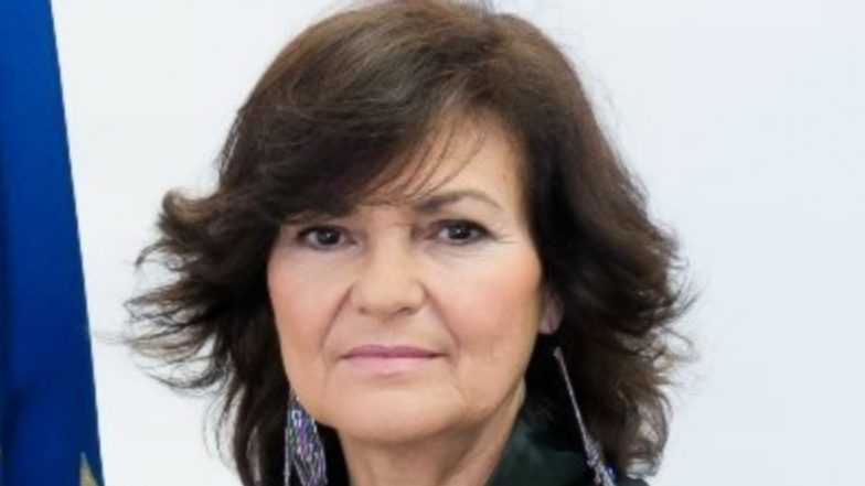 Spain’s Deputy Prime Minister Carmen Calvo Tested Positive for Coronavirus, Says Report