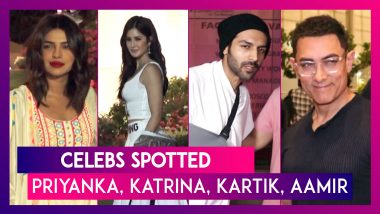 Priyanka Chopra, Katrina Kaif, Kartik Aaryan, Aamir Khan & Others Seen In The City I Celebs Spotted