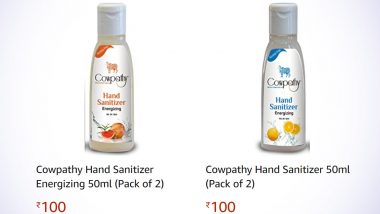 Cow Urine Hand Sanitizer for Coronavirus? Cowpathy Sells Gau Mutra Sanitizers on Amazon But it May Not Protect You Against COVID-19