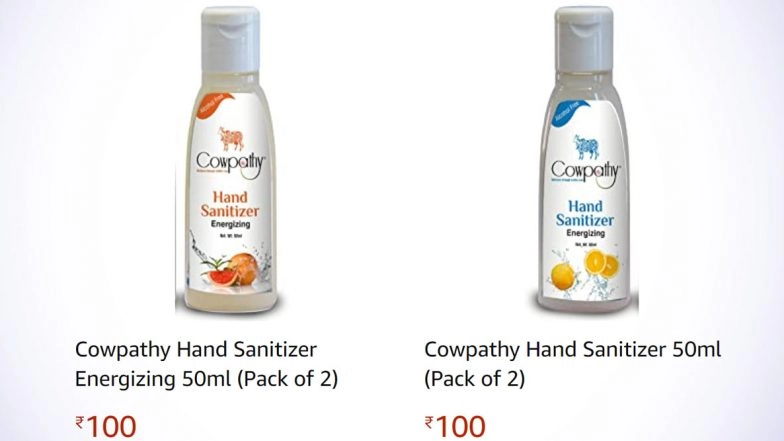 Cow Urine Hand Sanitizer for Coronavirus? Cowpathy Sells Gau Mutra Sanitizers on Amazon But it May Not Protect You Against COVID-19