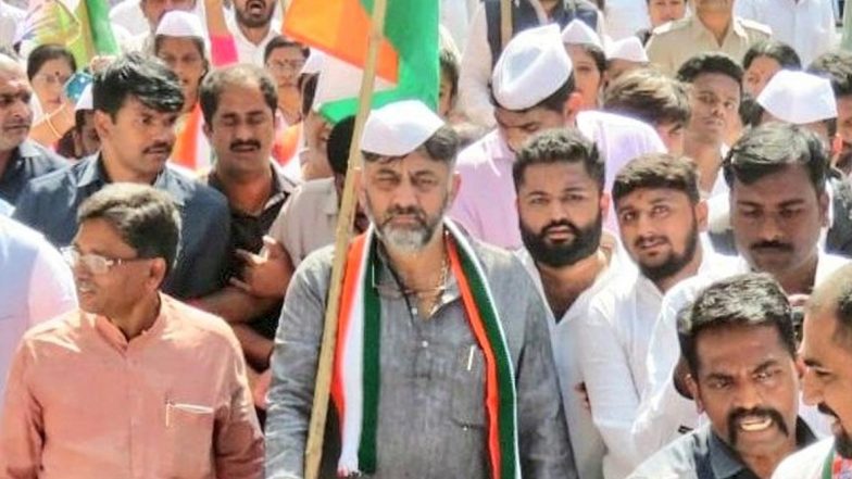 DK Shivakumar Appointed As New Karnataka Congress President, Eshwar Khandre, Satish Jarkiholi and Saleem Ahammed Named As KPCC Working Presidents