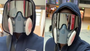Darren Sammy Wears an Alien Mask to Fight COVID-19 (Watch Video)