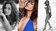 Deepika Padukone Throws Some Monochrome Magic As She Wears a Sultry Monokini For Elle India (View Pics)