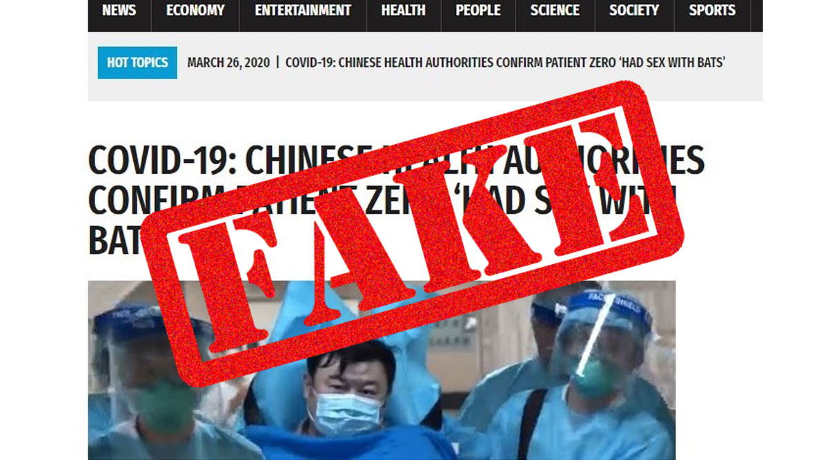 Chinese Health Authorities Confirm Patient Zero Had Sex