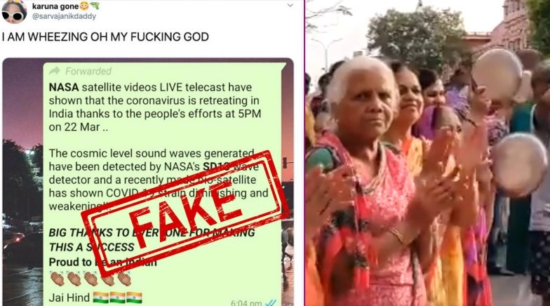 Posts Claiming NASA Satellite Detecting Coronavirus Strain Diminishing After 5 PM Exercise Are FAKE