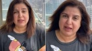 Farah Khan Threatens To Unfollow Bollywood Celebs Who Keep Posting Workout Videos During Lockdown (Watch Video)