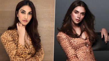 Fashion Face-Off: Aditi Rao Hydari or Vaani Kapoor? Who Wore the Sequinned Nikita Mhaisalkar Pantsuit Better?