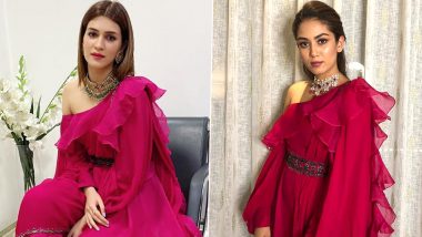 Fashion Face-Off: Kriti Sanon or Mira Rajput Kapoor? Who Aced the Fuchsia Pink Jumpsuit Style by Ridhi Mehra?