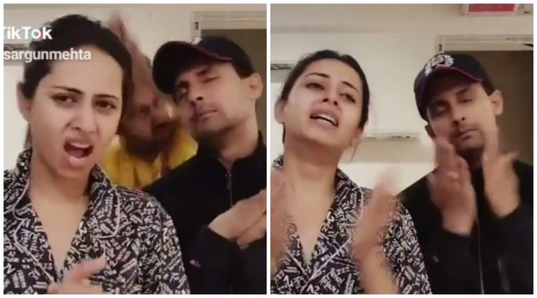 Coronavirus Scare: Ravi Dubey-Sargun Mehta Sing A Marwari Bhajan!
