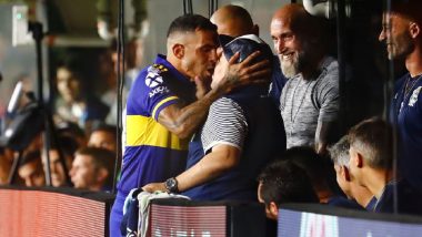 Carlos Tevez Fires Boca Junior to Argentine Superliga Title After Planting Good Luck Kiss on Gimnasia Coach Diego Maradona