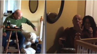 Self-Quarantining Girl's Parents Give Her Company by Eating Meals From The Hallway, Viral Video is Giving Netizens All The Feels!