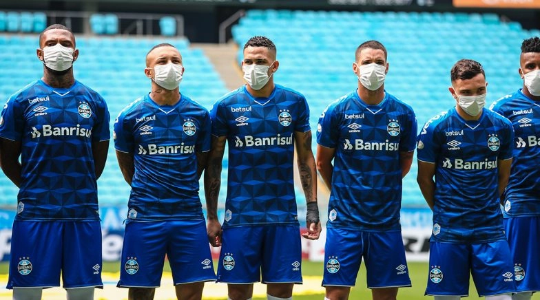  Gremio Players Wear Masks in Protest of Being Forced to Play Amid Coronavirus Outbreak