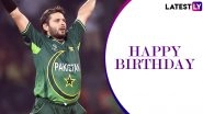Happy Birthday Shahid Afridi: Twitterati Wish Talismanic All-Rounder With Heart-Warming Messages