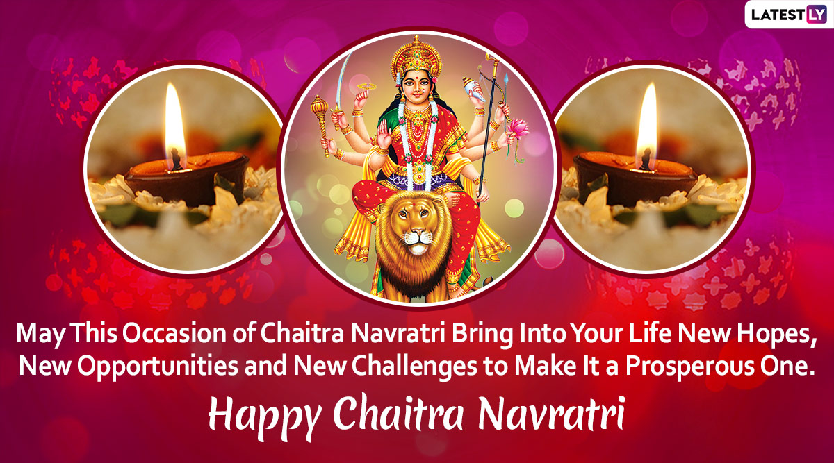 Chaitra Navratri 2020 Wishes Whatsapp Stickers Facebook Greetings Images Sms And 2020