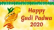 Happy Gudi Padwa 2020 Greetings: WhatsApp Stickers, Facebook Greetings, GIF Images, SMS And Messages to Send Marathi New Year Wishes