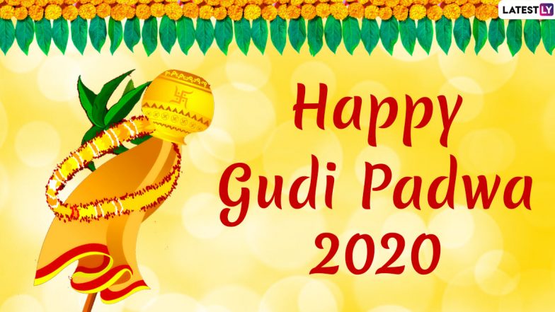Happy Gudi Padwa 2020 Greetings: WhatsApp Stickers, Facebook Greetings, GIF Images, SMS And Messages to Send Marathi New Year Wishes
