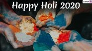 Holi Images & HD Wallpapers for Free Download Online: Wish Happy Holi 2020 With WhatsApp Stickers, Facebook Greetings and Hike Messages
