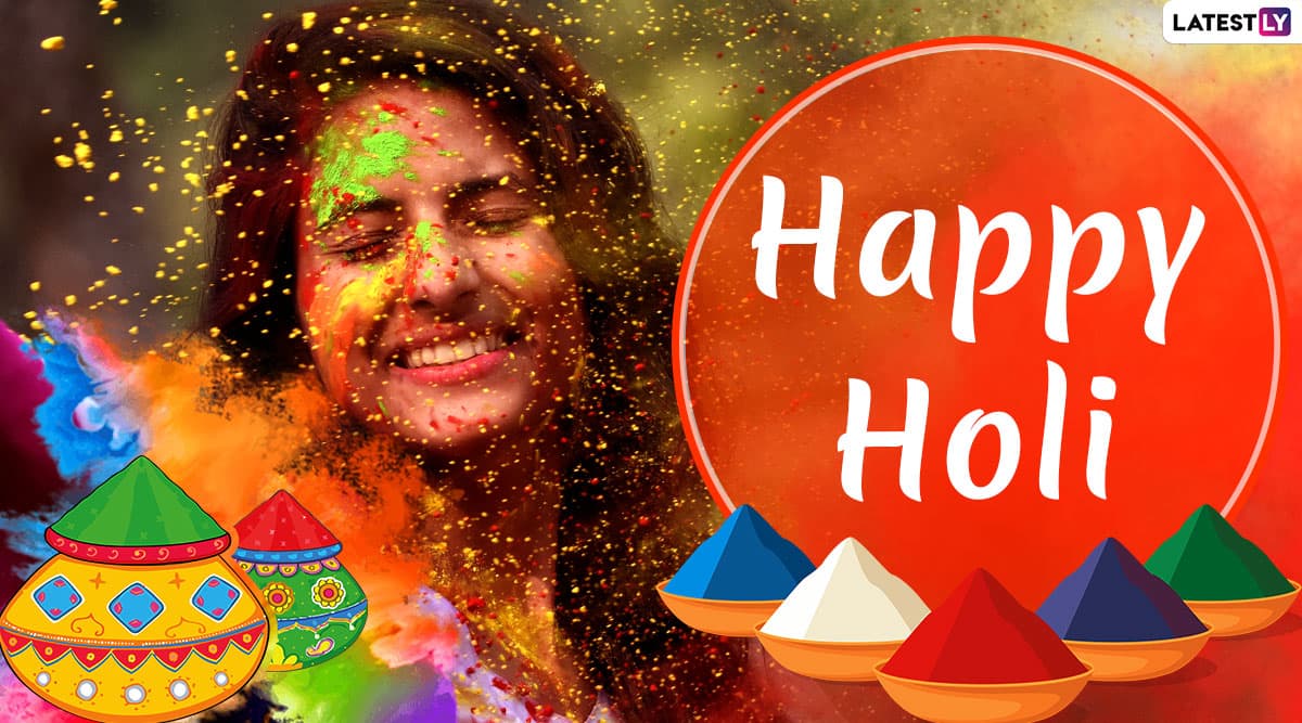 Happy Holi 2020 Greetings: Dhulandi WhatsApp Stickers, Dhuleti GIF ...