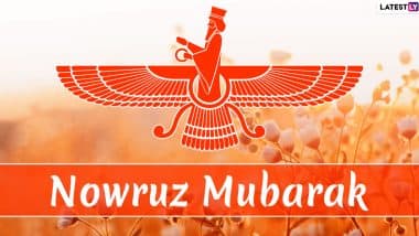 Navroz Mubarak 2020 Greetings & Nowruz HD Images: WhatsApp Stickers, Facebook Messages, GIFs, SMS, Quotes and Wishes to Send on Persian New Year