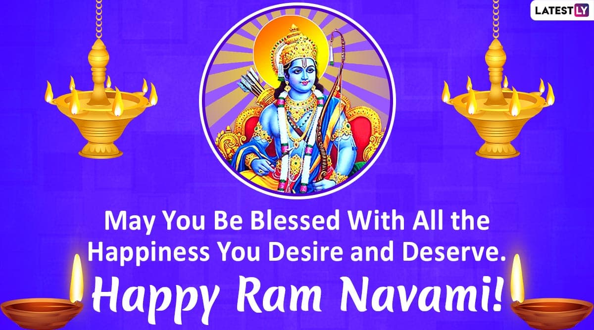 Happy Ram Navami 2020 Wishes in Advance WhatsApp Stickers, Facebook