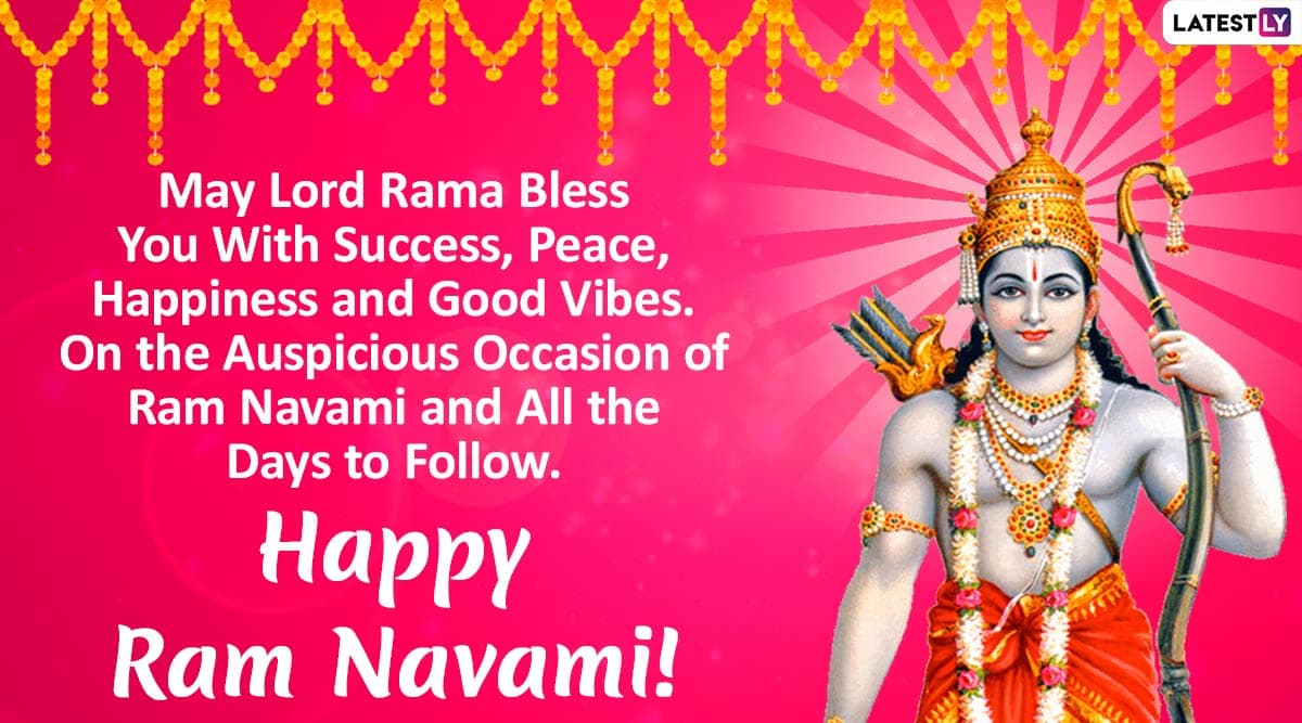 Happy Ram Navami 2020 Wishes in Advance WhatsApp Stickers, Facebook