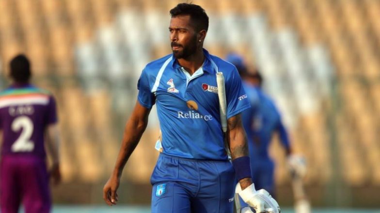 Hardik Pandya Delighted After Hitting 37-Ball Century in DY Patil T20 Cup 2020, Says ‘Getting Into the Groove Day by Day’ (View Post)