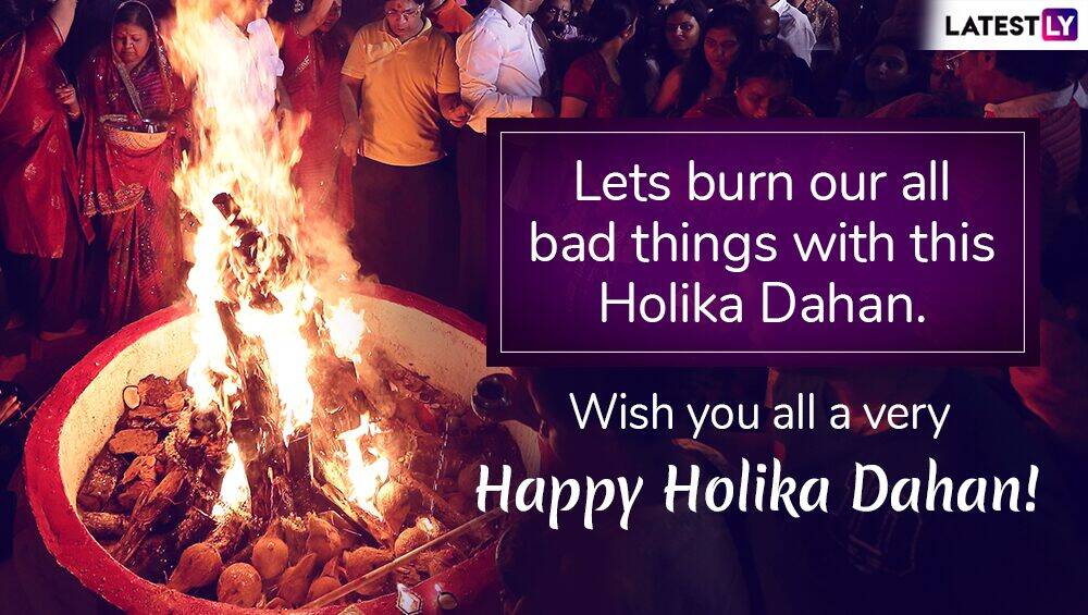 Happy Choti Holi 2020 Messages And Holika Dahan Images Whatsapp
