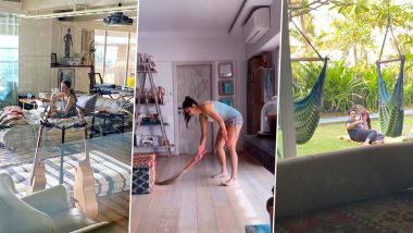 From Akshay Kumar, Katrina Kaif to Surbhi Jyoti-Bollywood and TV Celebs Give Sneak Peek Into Their Homes Through Quarantine Posts