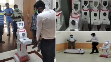 Humanoid Robots Donated by Private Software Firm to Tamil Nadu Govt Hospitals to 'Deliver Medicines to COVID-19 Patients in Isolation Wards'