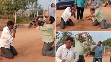 Telangana: Policemen Perform Snake Dance After Consuming Liquor in Hyderabad, Video Goes Viral