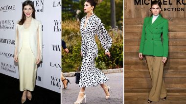 Alexandra Daddario Birthday: From Polka Dotted Dresses to Blazers, the American Actress' Style is Chic Yet Fun! (View Pics)
