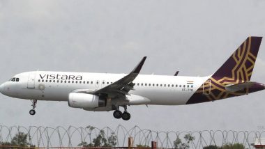 Coronavirus Outbreak in India: Vistara Announces Suspension of International Flights From March 20-31 to Prevent Spread of COVID-19