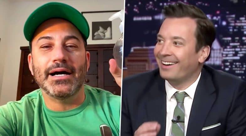 Jimmy Kimmel and Fallon Deliver Quarantine-Themed Shows From Home Amid Coronavirus Tension
