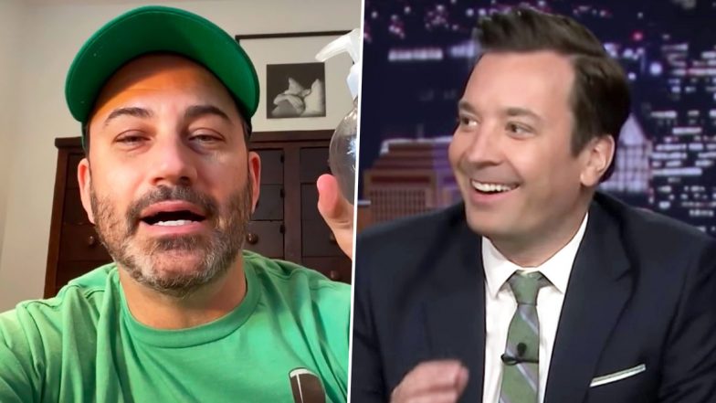 Jimmy Kimmel and Fallon Deliver Quarantine-Themed Shows From Home Amid Coronavirus Tension (Watch Video)