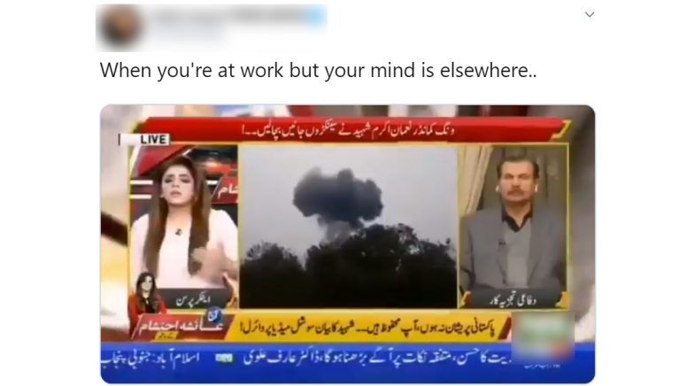 Pakistani News Anchor Says Pilot Could Have 'Ejaculated' Instead of  'Ejected' TWICE on Camera While Reading F-16 Crash Report! Viral Video  Becomes Butt of All Jokes on Twitter | ðŸ‘ LatestLY