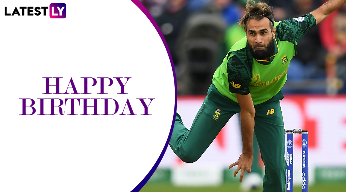 Imran Tahir Birthday Special: From Salesman to Cricketer, Some Facts You  Need to Know About the South African Cricketer As He Turns 41 | 🏏 LatestLY