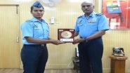 Indian Air Force Felicitates Shikha Pandey for Stellar Performance in ICC Women's T20 World Cup 2020
