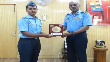 Indian Air Force Felicitates Shikha Pandey for Stellar Performance in ICC Women's T20 World Cup 2020