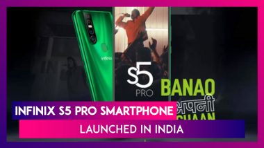Infinix S5 Pro With A 48MP AI Triple Cam Setup Launched in India; Check Price, Variants, Features & Specifications