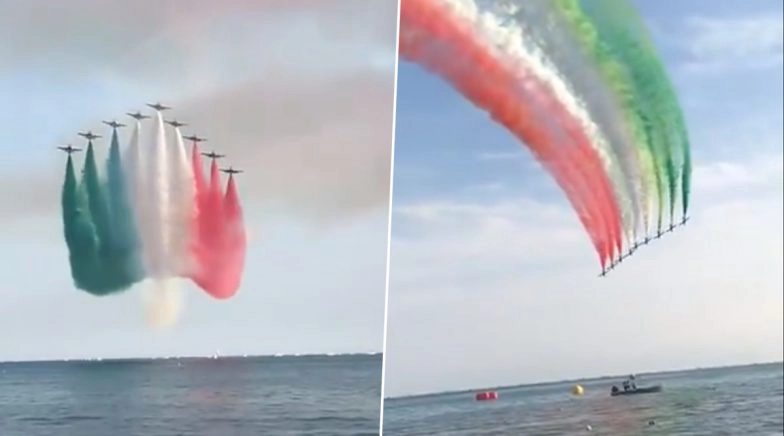 Italy Air Force Exhibits Airshow to Lift Morale of Quarantined Citizens Amid Coronavirus Outbreak
