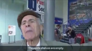 Video of Italian Man Complaining About Pasta Shortage Amid Coronavirus Panic Buying Goes Viral, Netizens Can Totally Relate