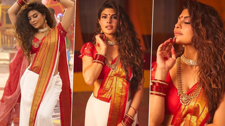 Jacqueline Fernandez Is Sultry, Saucy and Beautifully Addictive as the Bengali Bombshell in Badshah&rsquo;s New Song, Genda Phool!