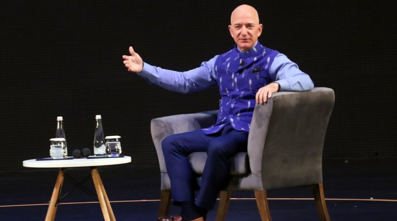 Jeff Bezos Talks About His Plans to Travel into Space After Stepping Down as Amazon’s Chief Executive (Watch Video)